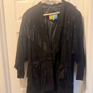 G-III Vintage Global Identity Leather/Suede Jacket Size M